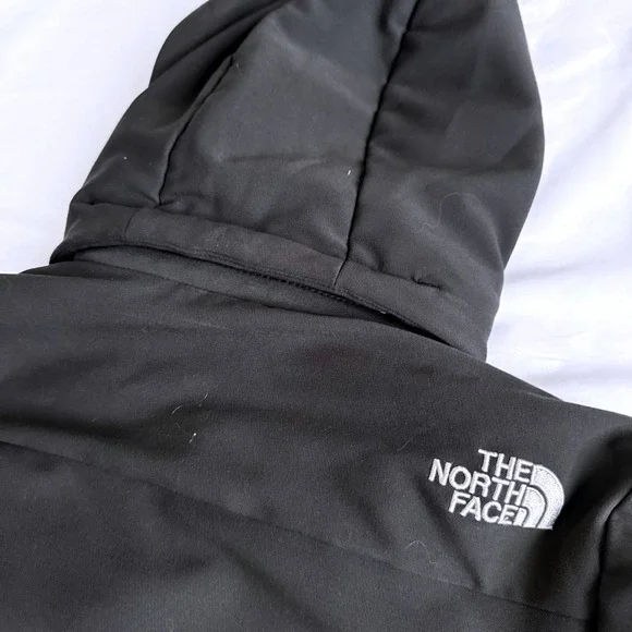 The North Face TNF Apex Softshell Jacket Black Women's Small P Warm Winter FLAW - Picture 11 of 11